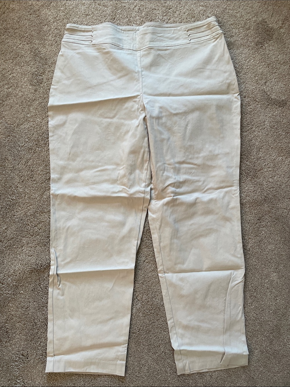 JM Collection Beige/Taupe Casual Pants